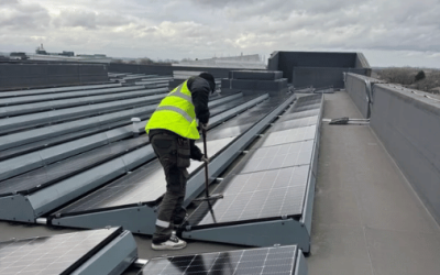 Annual Solar PV Servicing at Steel Works Apartments in Warrington Town Centre